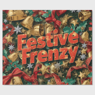 Festive Frenzy Maximalist Helgdag Presentpapper