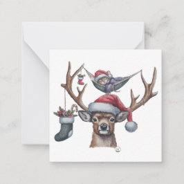 Festive Friends Flat Anteckningskort
