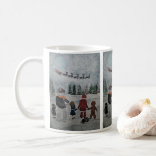 Festive Friends-målning av Alfred Fox Kaffemugg
