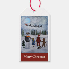 Festive Friends Painting by Alfred Fox Presentetikett