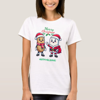 Festive Friends: Peanut och Marshmallow T Shirt