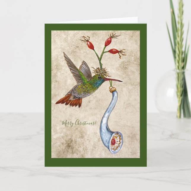 Festive Fritz-julkort Kort (Framsida)