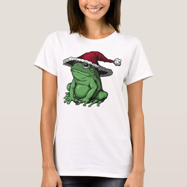 Festive Frog T Shirt (Framsida)