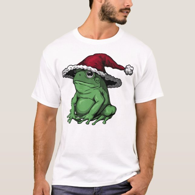 Festive Frog T Shirt (Framsida)