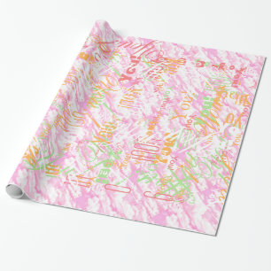 Festive Fuchsia Rosa Clouds Decor Presentpapper