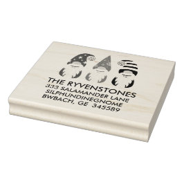 Festive FUNNY Jul Gnomes Stämpel