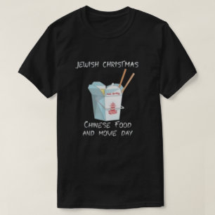 Festive Fusion Jewish jul China Food T Shirt