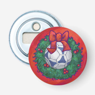 Festive Futbal in Wandeand Red Flasköppnare