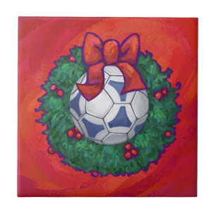 Festive Futbal in Wandeand Red Kakelplatta
