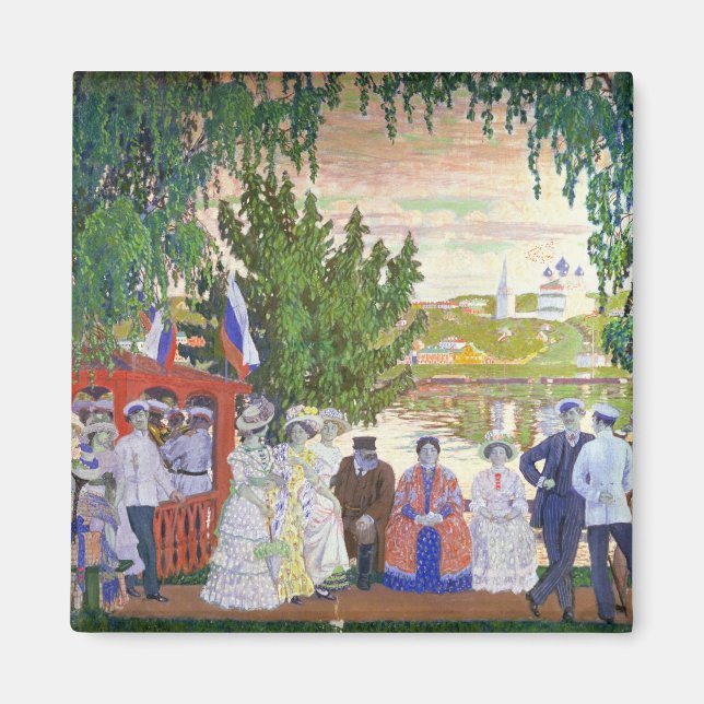 Festive Gathering, 1910 Magnet (Framsidan)