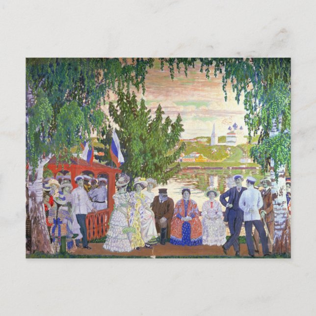 Festive Gathering, 1910 Vykort (Framsida)