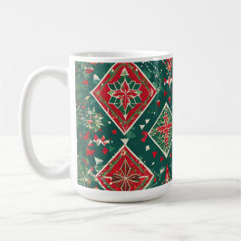 Festive Geometric jul Charm Mugg