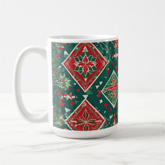 Festive Geometric jul Charm Mugg