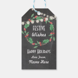 Festive Gift Märkres God God jul Märkre Presentetikett