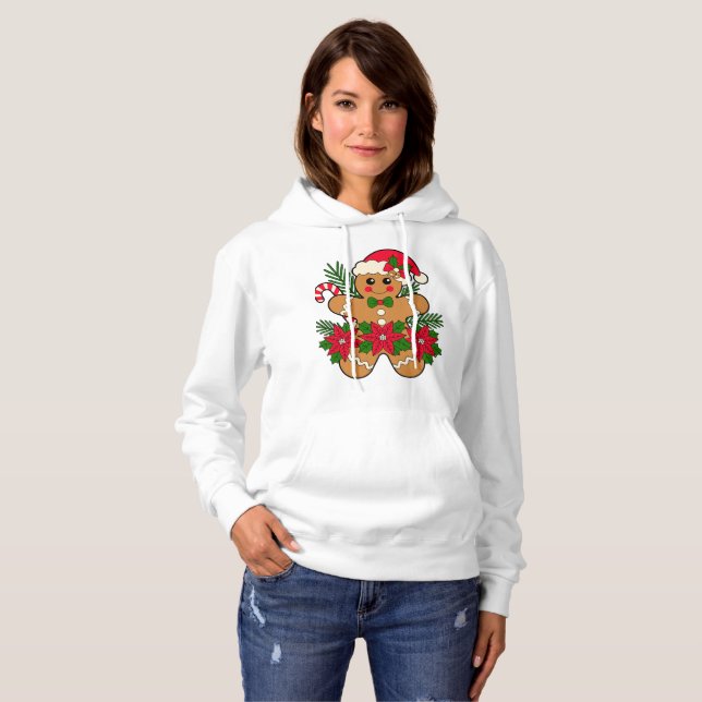 Festive Gingerbread Joy T Shirt (Hel framsida)