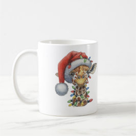 Festive Giraffe Kaffemugg