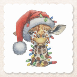 Festive Giraffe Underlägg Papper