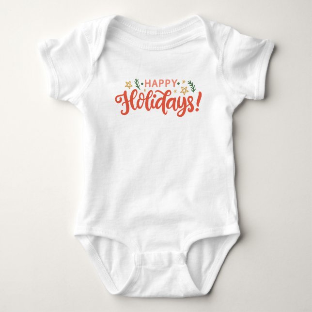 Festive Glad helg Design T Shirt (Framsida)