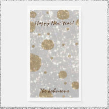 Festive Glitter Gott nytt år Napkins
