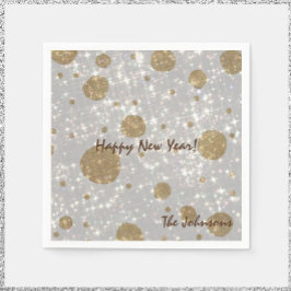 Festive Glitter Gott nytt år Pappersservett