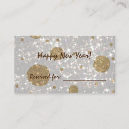 Festive Glitter Gott nytt år Placeringskort