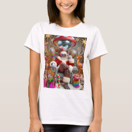 Festive Glittered T-shirt Design