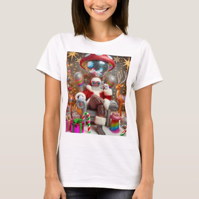 Festive Glittered T-shirt Design (Framsida)
