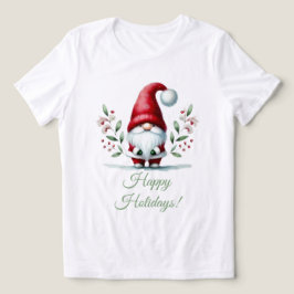 Festive Gnome Hälsning T Shirt