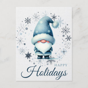 Festive Gnome Hälsning Vykort