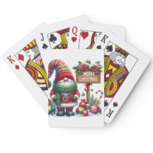 Festive Gnome-uppspelningskort
