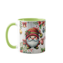 Festive God jul Gnome Mugg
