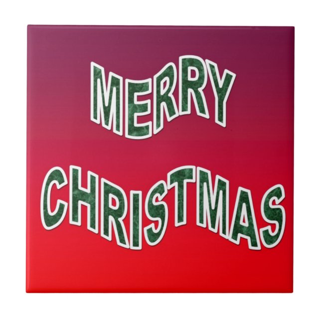 Festive God jul Kakelplatta (Framsidan)