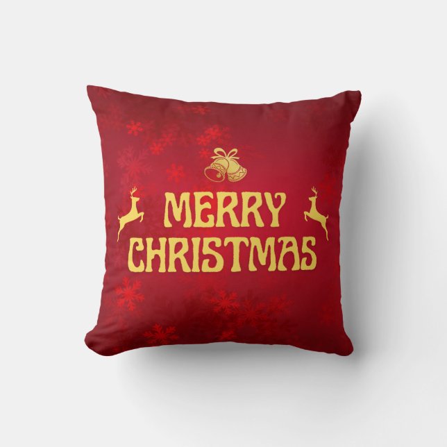 Festive God jul Pillow Kudde (Framsida)