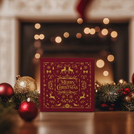 Festive God jul Red Classic Presentaskar