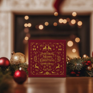 Festive God jul Red Classic Presentaskar