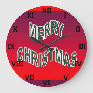 Festive God jul Stor Klocka