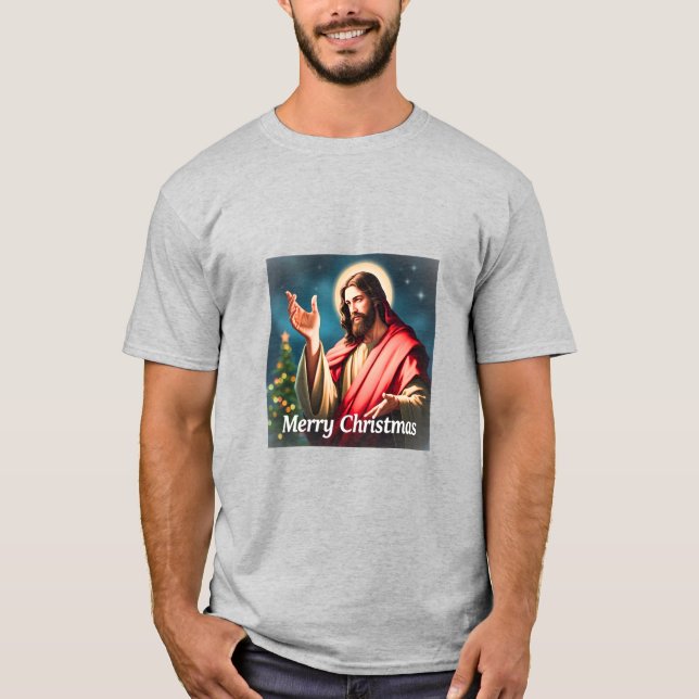 Festive God jul T-Shirt Design (Framsida)