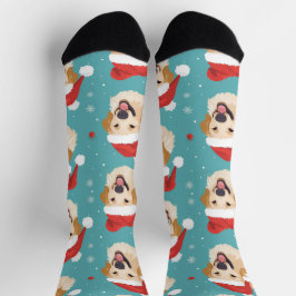 Festive Golden Retriever-julklapp