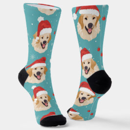 Festive Golden Retriever-julklapp
