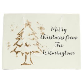 Festive Golden Träd jul