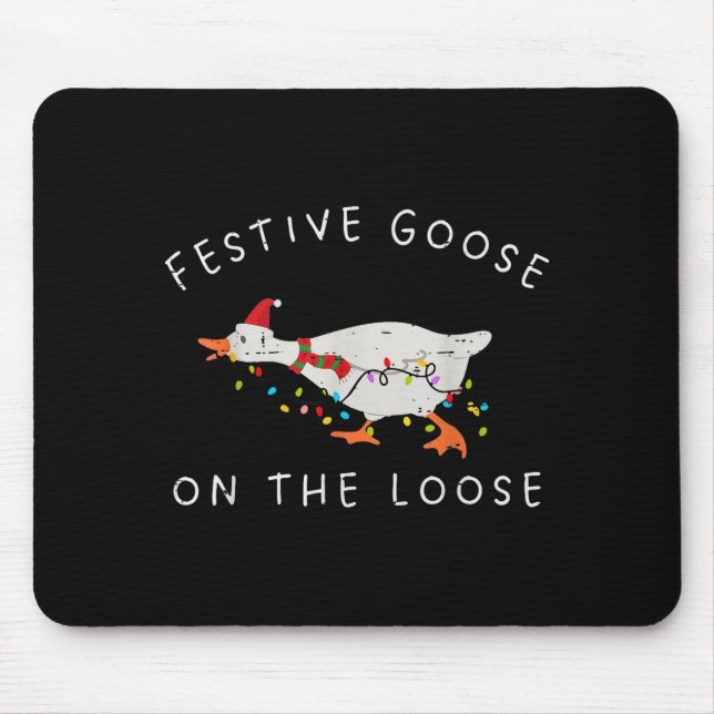 Festive Goose On The Loose Christmas Duck Light Xm Musmatta (Framsidan)