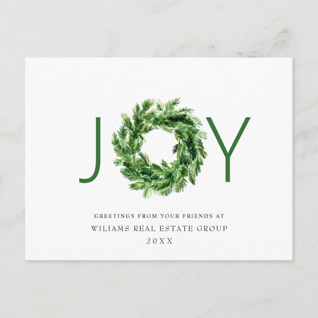 Festive Gräs Gren Wandefrö-korprat Vykort (Framsida)