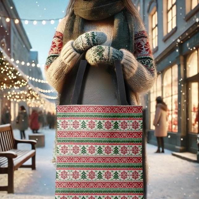Festive Gräs Motifs Tygkasse (Skapare uppladdad)