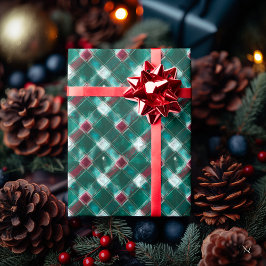 Festive Grönt and Red Play - Mysigt Helgdag Presentpapper