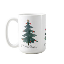 Festive Grönt Julgran God jul