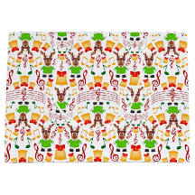 Festive Grönt och Guld Kasky julrenar