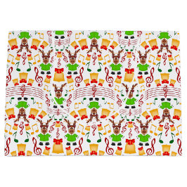 Festive Grönt och Guld Kasky julrenar