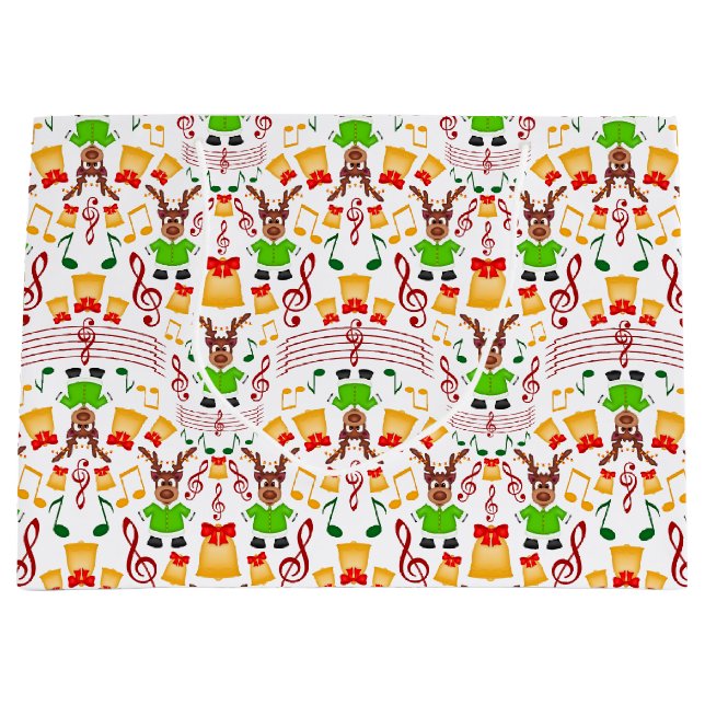 Festive Grönt och Guld Kasky julrenar (Framsidan)