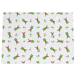 Festive Grönt och Guld Kasky julrenar