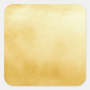 Festive Guld Metallic Stickers Fyrkantigt Klistermärke